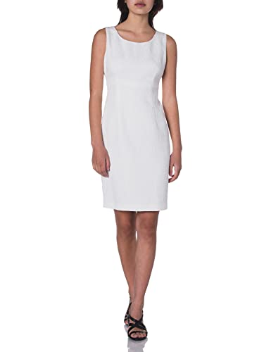Sleeveless Jacquard Sheath Dress